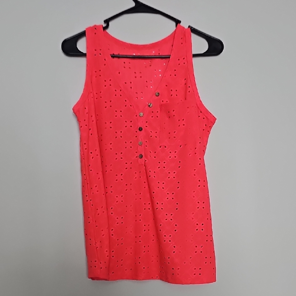 SHEIN Coral Sleeveless Top